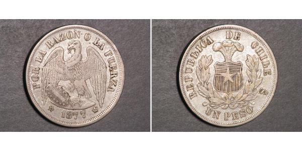 1 Peso Chile Plata 