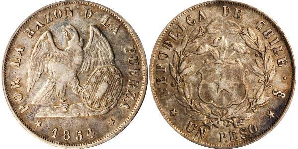 1 Peso Chile Plata 