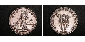 1 Peso Filipinas Plata 