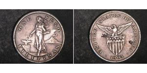1 Peso Filipinas Plata 