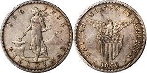 1 Peso Filipinas Plata 