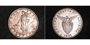 1 Peso Filipinas Plata 