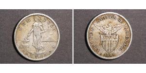 1 Peso Filipinas Plata 