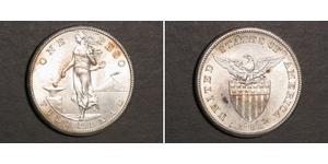 1 Peso Filipinas Plata 