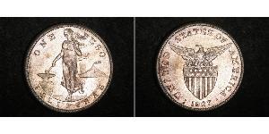 1 Peso Filipinas Plata 