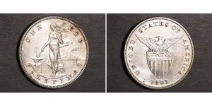 1 Peso Filipinas Plata 