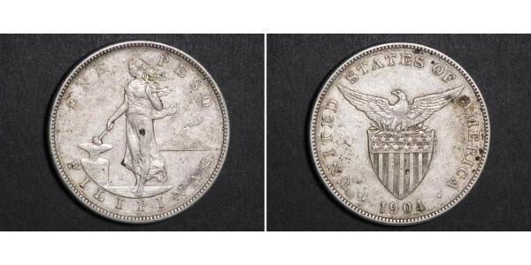 1 Peso Filipinas Plata 
