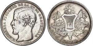 1 Peso Guatemala Plata 