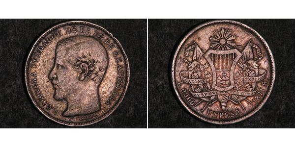 1 Peso Guatemala Plata 