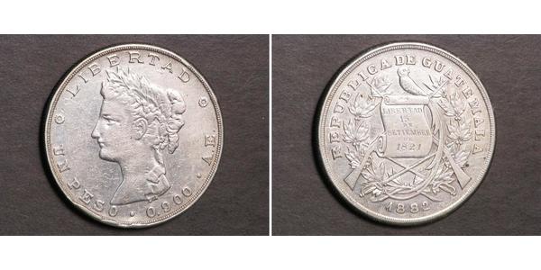 1 Peso Guatemala Plata 