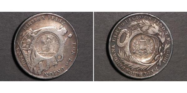 1 Peso Guatemala Plata 