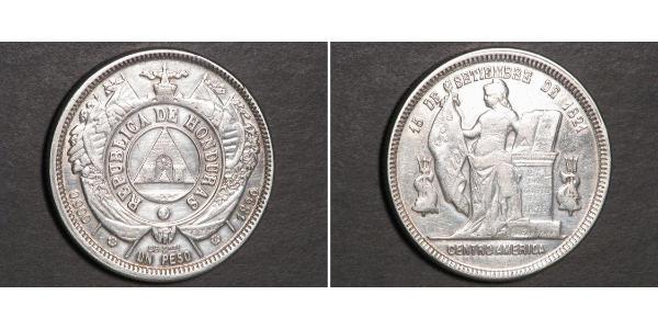1 Peso Honduras Plata 