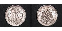 1 Peso México (1867 - ) Plata 