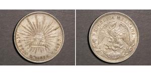 1 Peso México (1867 - ) Plata 