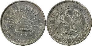 1 Peso México (1867 - ) Plata 