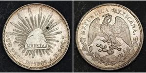 1 Peso México (1867 - ) Plata 