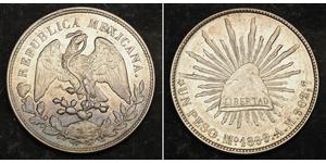 1 Peso México (1867 - ) Plata 