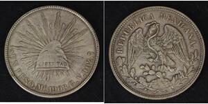1 Peso México (1867 - ) Plata 