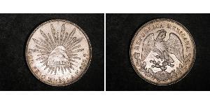 1 Peso México (1867 - ) Plata 