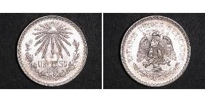 1 Peso México (1867 - ) Plata 