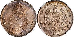 1 Peso México (1867 - ) Plata 