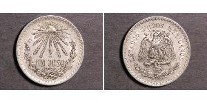 1 Peso México (1867 - ) Plata 