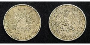 1 Peso México (1867 - ) Plata 