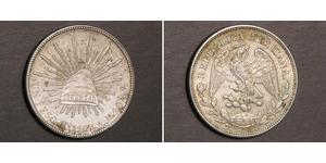 1 Peso México (1867 - ) Plata 