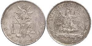 1 Peso México (1867 - ) Plata 