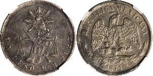 1 Peso México (1867 - ) Plata 