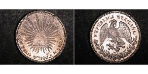 1 Peso México (1867 - ) Plata 