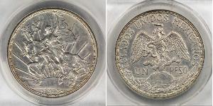 1 Peso México (1867 - ) Plata 