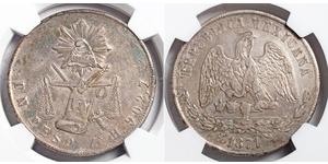 1 Peso México (1867 - ) Plata 