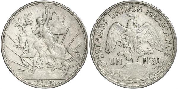 1 Peso México (1867 - ) Plata 