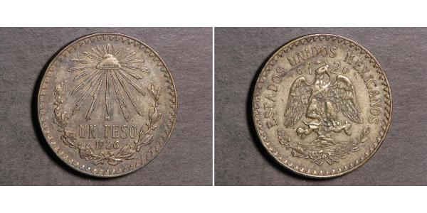 1 Peso México (1867 - ) Plata 