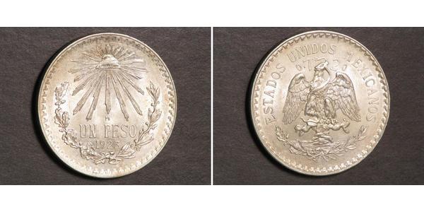 1 Peso México (1867 - ) Plata 