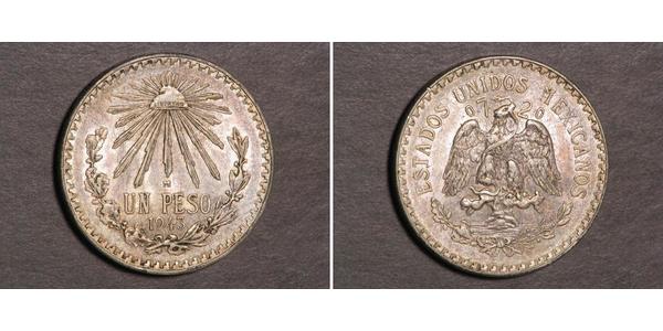 1 Peso México (1867 - ) Plata 