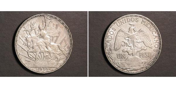 1 Peso México (1867 - ) Plata 