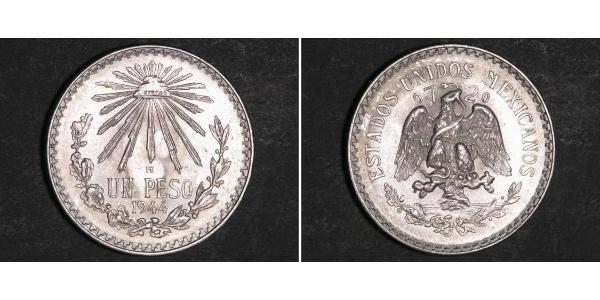 1 Peso México (1867 - ) Plata 