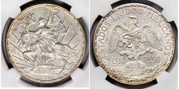 1 Peso México (1867 - ) Plata 