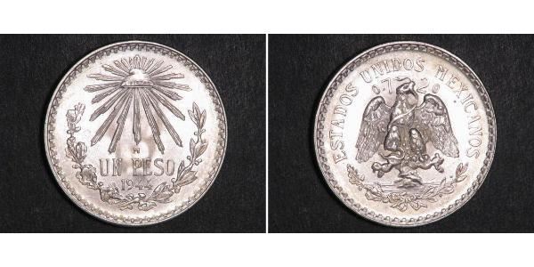 1 Peso México (1867 - ) Plata 