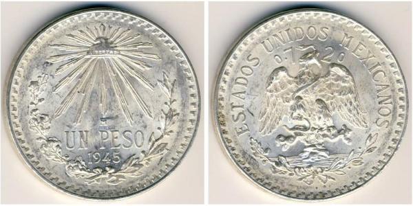 1 Peso México (1867 - ) Plata 