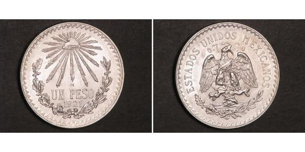 1 Peso México (1867 - ) Plata 