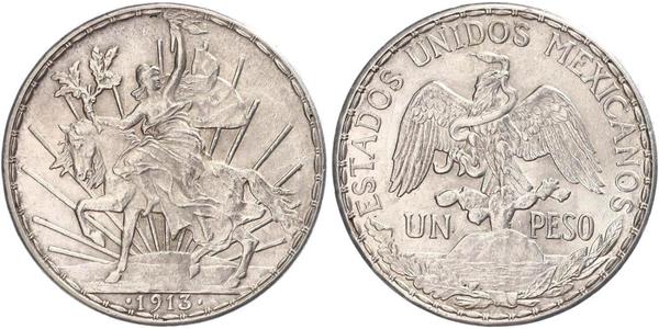 1 Peso México (1867 - ) Plata 
