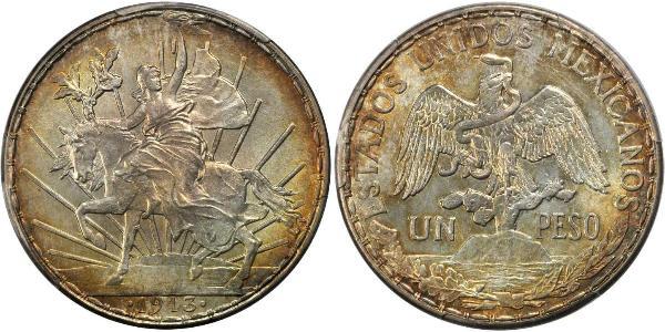 1 Peso México (1867 - ) Plata 