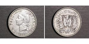 1 Peso República Dominicana Plata 