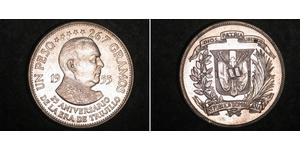 1 Peso República Dominicana Plata 