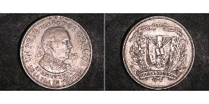 1 Peso República Dominicana Plata 