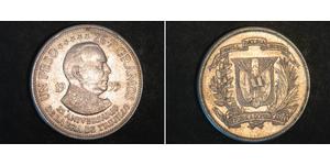 1 Peso República Dominicana Plata 