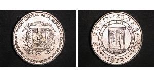 1 Peso República Dominicana Plata 